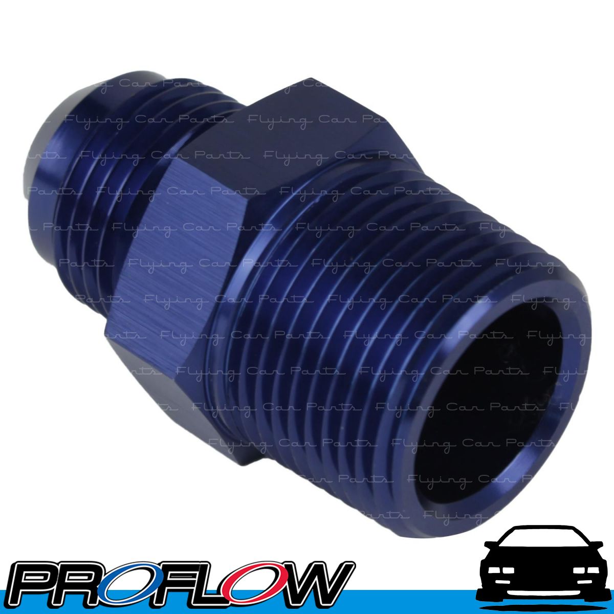 6AN Flare to 10AN O Ring Boss ORB Male Fuel Pump Rail Adapter Aluminum AN Flare Twin Hose Fitting Blue 