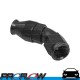 45 Degree Forged Fitting Hose End AN -4 (AN4) Suit PTFE Hose Black