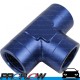 Female Fitting Pipe Tee 1/2" NPT Blue