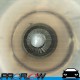 PROFLOW Muffler Oval 409 Stainless Steel Flow Chamber 2.5" Side In to Centre Out