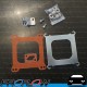 PROFLOW Intake Manifold AirDual Aluminium Square/Spread Bore For Chevrolet Small Block Natural