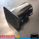 RACEWORKS 1.5L Surge Tank AN8 8AN Single Outlet Black Fuel Oil E85 Diesel