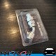 PROFLOW 45 Degree 3/8" Tube to Female AN -6 (AN6) Fitting Adapter Silver