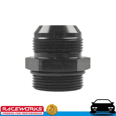 RACEWORKS Male Flare AN20 20AN to AN20 20AN ORB Fuel Oil E85 Diesel