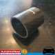 RACEWORKS Straight Silicone Intercooler Joiner Hose 2.25" (57mm) x 75mm Black