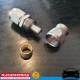 RACEWORKS PTFE Hose End AN6 6AN Straight SS Fuel Oil E85 Diesel