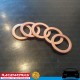 RACEWORKS 5 x Copper Washers ID 14mm OD 20mm 1.5mm Thick