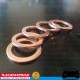 RACEWORKS 5 x Copper Washers ID 14mm OD 20mm 1.5mm Thick