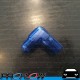 PROFLOW Male Fitting AN -8 (AN8) To 1/2" NPT 90 Degree Blue