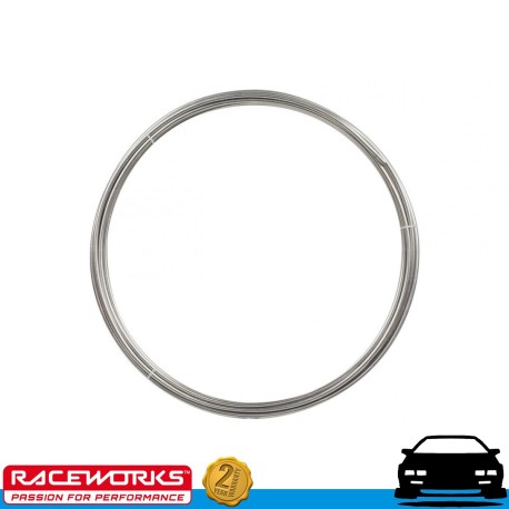 RACEWORKS AN3 3AN Stainless Steel Brake Hard Line 7 Metre Coil