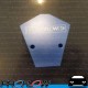 PROFLOW Blue Aluminium Billet Fuel Y Block Splitter 1/2" NPT In 3/8" NPT Out