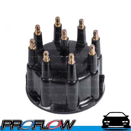 PROFLOW Distributor Cap Extra-Duty Black Male HEI Bosch Style V8
