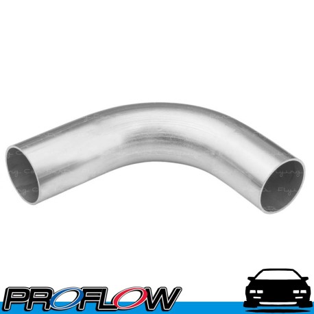 PROFLOW Aluminium Intake Intercooler Tubing Pipe 3.50" 90 Degree Elbow