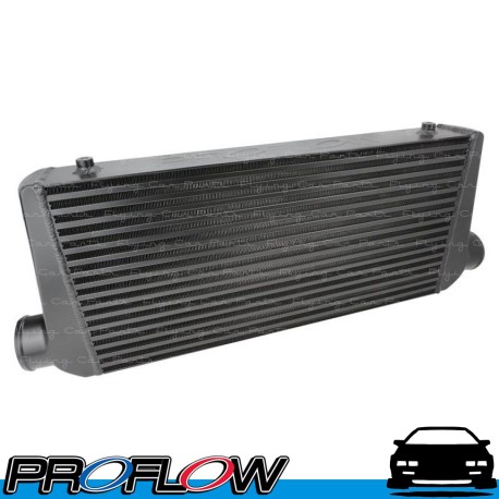 PROFLOW Intercooler Delta & Fin 600mm x 300mm x 100mm 3" Outlets Black