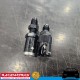 RACEWORKS Aluminium Quick Release Dry Break Buna Bulkhead AN4 4AN Brake Fluid