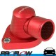 PROFLOW Chevrolet V8 Thermostat Housing 307 327 350 400 454 90 Degree Swivel Red
