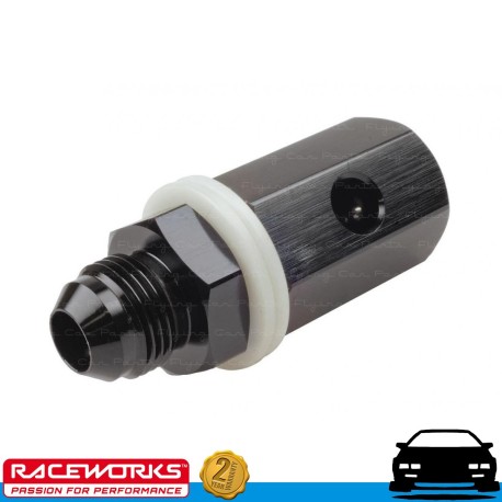 RACEWORKS Bolt In Roll Over Valve / Vent AN8 8AN Fuel E85 Diesel