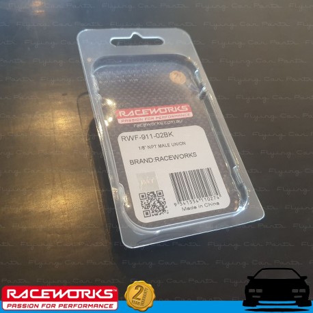 RACEWORKS 1/8" NPT Male Union Fuel Oil E85 Diesel