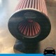 BMC Air Filter Pod Open  Carbon Top 100mm (4") In / 150mm W / 243mm L