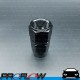 PROFLOW 100 Series Straight Hose End Fitting Black  AN -12 (AN12)