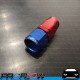 PROFLOW 100 Series Straight Hose End Fitting Blue/Red  AN -8 (AN8)