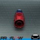 PROFLOW 100 Series Straight Hose End Fitting Blue/Red  AN -10 (AN10)