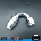 PROFLOW 200 Series 120 Degree Hose End Fitting Polished For PTFE  AN -10 (AN10)