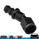PROFLOW 400 Series 30 Degree Hose End Fitting Black Push On  AN -6 (AN6)