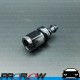 PROFLOW 400 Series Straight Hose End Fitting Black Push On  AN -4 (AN4)