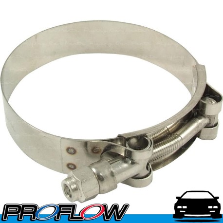 PROFLOW Stainless Steel T-Bolt Silicone Hose Clamp 2.25" 64-72mm