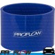 PROFLOW Straight Silicone Hose 3" Length Blue - 3"