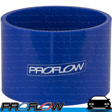 PROFLOW Straight Silicone Hose 3" Length Blue - 3"