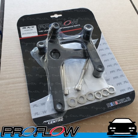 PROFLOW GM LS Alternator Mount & Idler Pulley Bracket Black