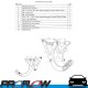 PROFLOW Alternator Bracket Holden V8 Passengers Side Mid Mount HQ HJ HX HZ WB Black