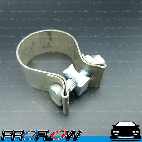 PROFLOW Stainless Steel Sure-Seal Exhaust Flat Band Clamp 2"