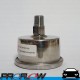PROFLOW Oil Fuel Pressure Gauge 0-100PSI 40mm Liquid Filled Black And Chrome