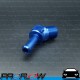 PROFLOW 3/8" Barb to 3/8" NPT Adaptor Fitting Blue 45 Degree