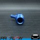PROFLOW 3/8" Barb to 3/8" NPT Adaptor Fitting Blue 45 Degree