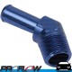 PROFLOW 5/8" Barb to 1/2" NPT Adaptor Fitting Blue 45 Degree