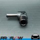 PROFLOW 90 Degree 1/2" Barb To 3/8" NPT Fitting Adaptor Black