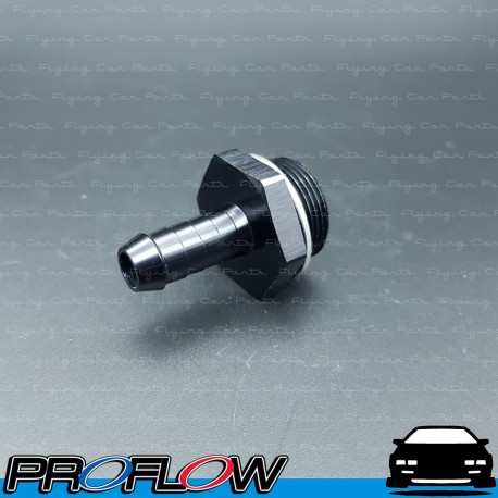 PROFLOW Holley Inlet Feed Black Barb 3/8"