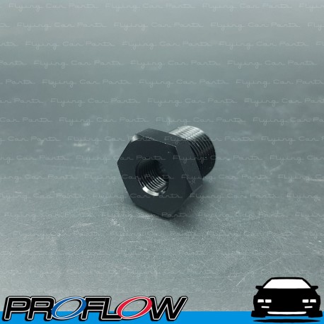 PROFLOW Male To Female NPT Reducer Adaptor 3/8" to 1/8" Black