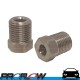 PROFLOW 2 x Male Tube Nuts Stainless Steel 7/16" x 24 for 3/16" Pipe