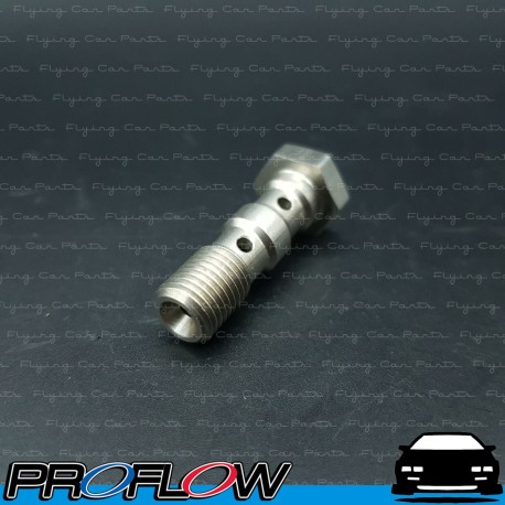 PROFLOW Stainless Steel Double Banjo Bolt Bolt 3/8" x 24 30mm Long