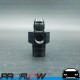 PROFLOW Male 3/8" NPT To AN -6 (AN6) Fitting Adapter With 1/8" NPT Port Black