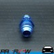 PROFLOW Male 1/4" NPT To AN -8 (AN8) Fitting Adapter With 1/8" NPT Port Blue