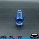 PROFLOW Male 1/4" NPT To AN -8 (AN8) Fitting Adapter With 1/8" NPT Port Blue