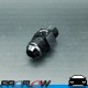 PROFLOW Male 3/8" NPT To AN -8 (AN8) Fitting Adapter With 1/8" NPT Port Black