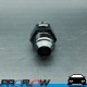 PROFLOW Male 3/8" NPT To AN -8 (AN8) Fitting Adapter With 1/8" NPT Port Black