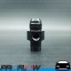PROFLOW Male 3/8" NPT To AN -8 (AN8) Fitting Adapter With 1/8" NPT Port Black